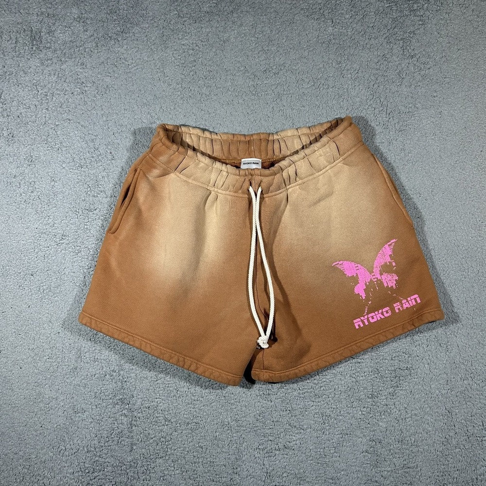 RYOKO RAIN Brown Cotton Shorts Men's Size XL #3292